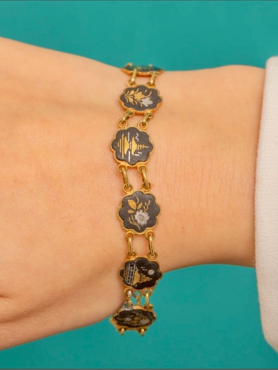 Lillicoco Jewelry - Antique Shakudo Bracelet